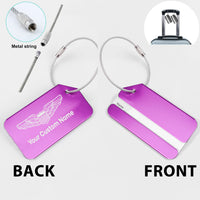 Thumbnail for Custom Name (Military Badge) Designed Fashion Metal Luggage Tags