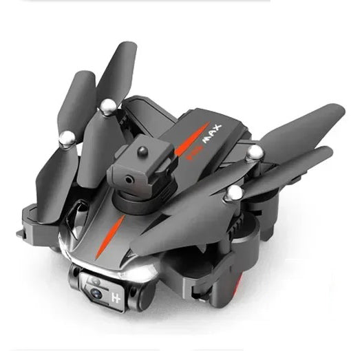 Side view of P11S Drone: 8K HD Dual-Camera, 4-Way Obstacle Avoidance, Optical Flow & ESC aviation RC model in durable ABS pla.