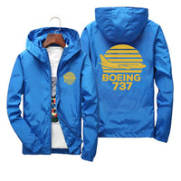 Thumbnail for Retro Boeing 737 Designed Thin Windbreaker Jackets