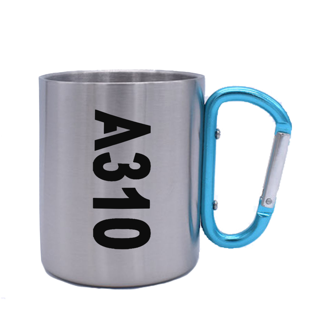 A310 Text Designed Stainless Steel Outdoors Mugs