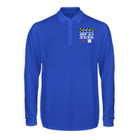 Thumbnail for Jet Fuel Only Designed Long Sleeve Polo T-Shirts