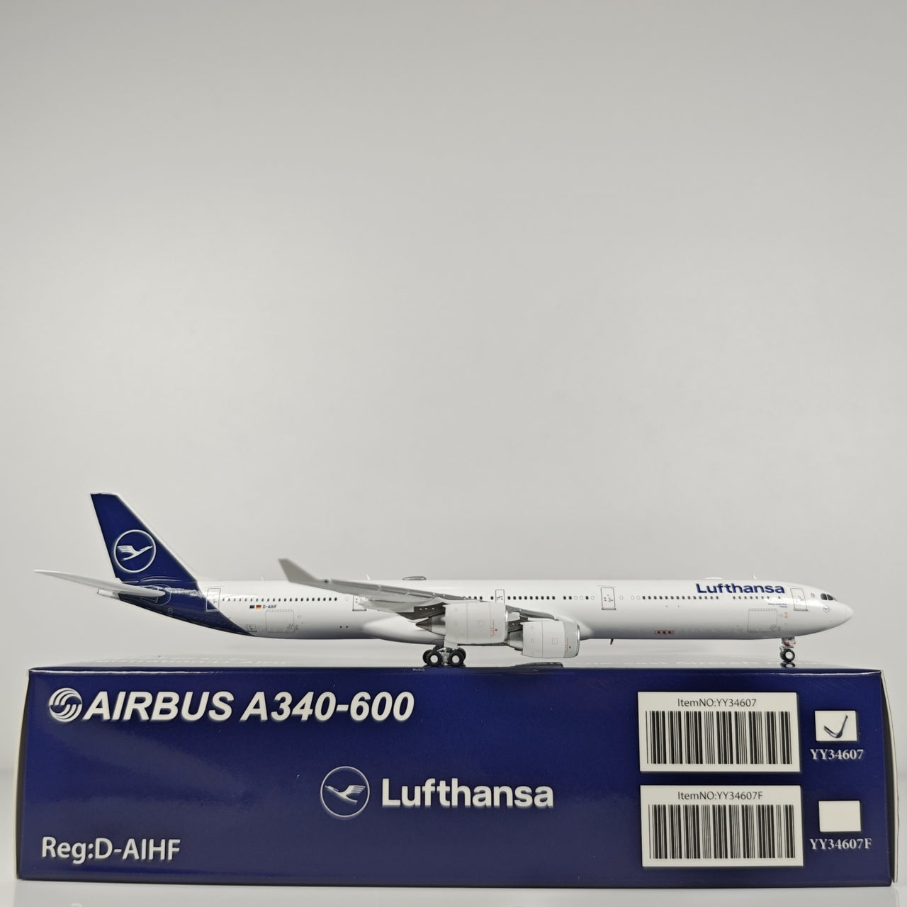 Lufthansa Germany Airbus A340-600 Airplane Model 1/400 Scale