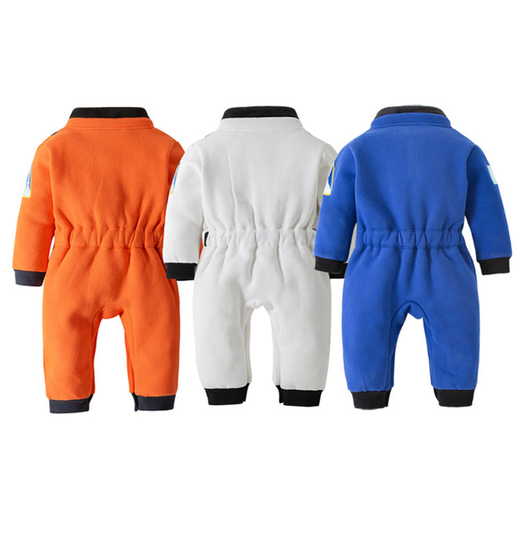 Blue Star Astronaut Baby Jumpsuits