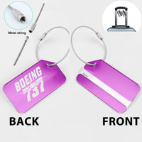Thumbnail for Amazing Boeing 737 Designed Fashion Metal Luggage Tags