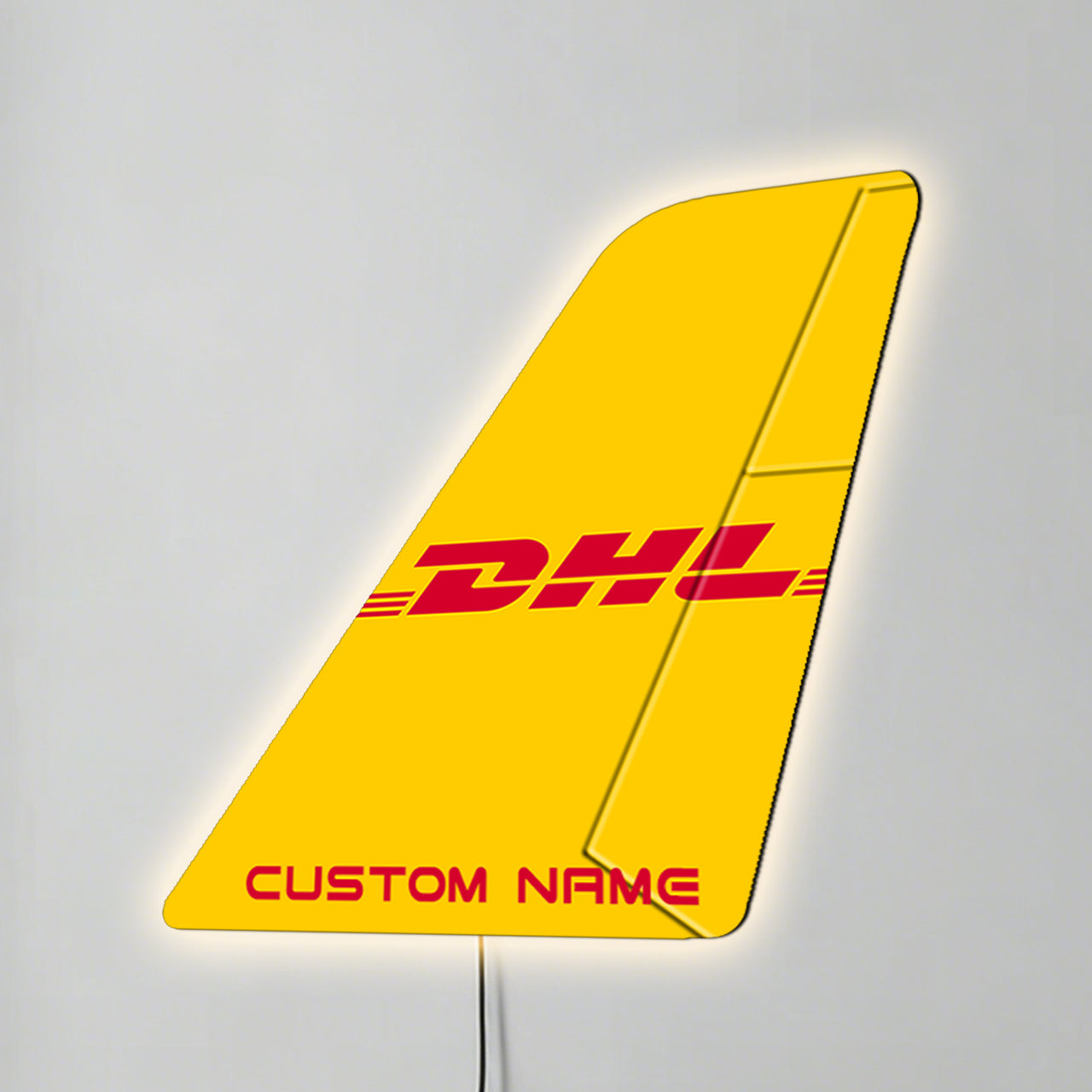 DHL Aviation Designed Metal Wall LED Aircraft Tail