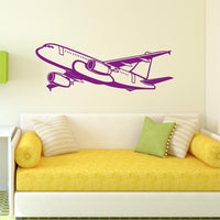 Thumbnail for Amazing Silhouette of Airbus A320 Designed Wall Sticker