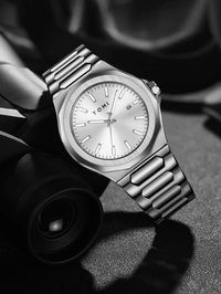 Thumbnail for Relogio Masculino Gift Box: Luxury Business Quartz Watch with High-Quality Rose Gold Case (Simple & Versatile)