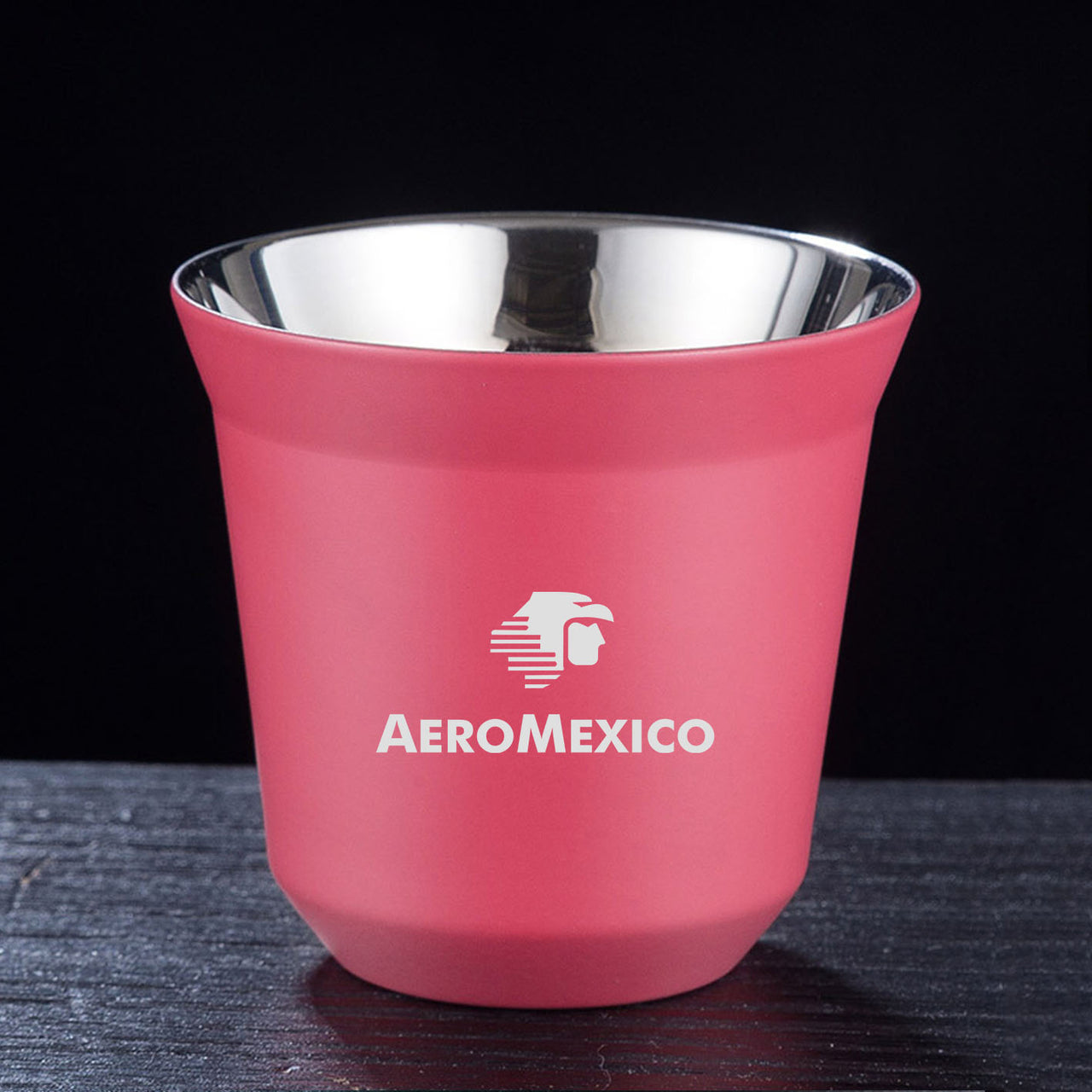 Aero Mexico Double Wall Stainless Steel Coffee Mugs