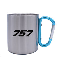 Thumbnail for 757 Flat Text Designed Stainless Steel Outdoors Mugs