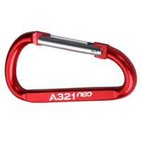Thumbnail for A321neo & Text Designed Aluminum Alloy Carabiner Key chains