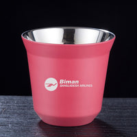 Thumbnail for Biman Bangladesh Double Wall Stainless Steel Coffee Mugs