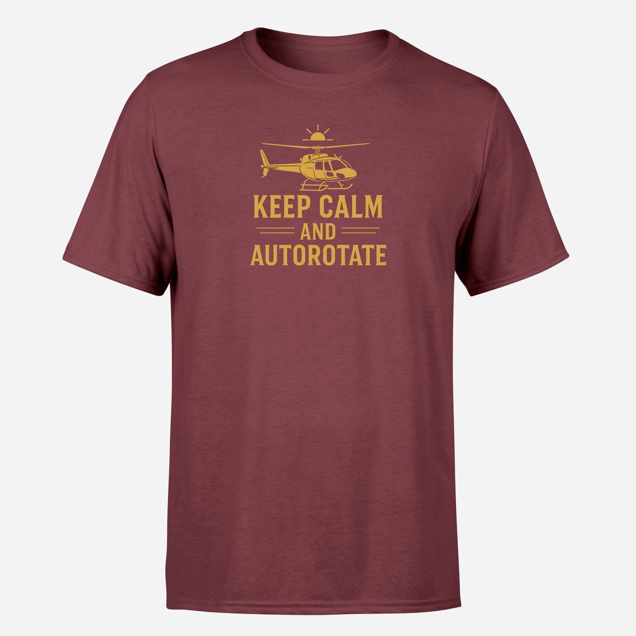 Keep Calm and Autorotate Design Super Quality T-Shirts