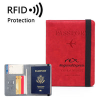 Thumbnail for Rex Airlines Designed Passport Cover Travel Wallet Passport Holder