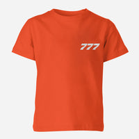 Thumbnail for 777 Flat Text Designed Children T-Shirts
