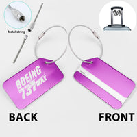 Thumbnail for Amazing 737 Max Designed Fashion Metal Luggage Tags