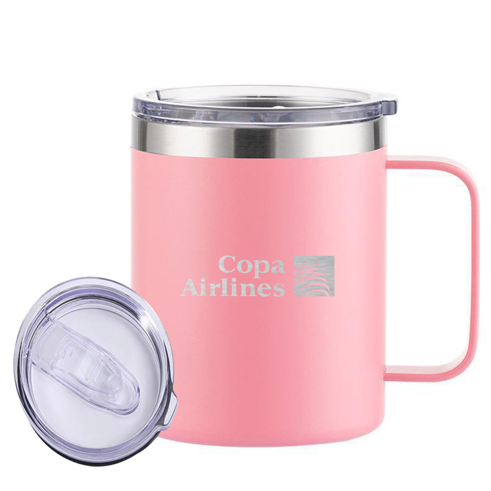Copa Airlines Designed Stainless Steel Laser Engraved Mugs