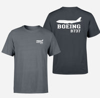 Thumbnail for Boeing 737 Printed Designed Double-Side T-Shirts