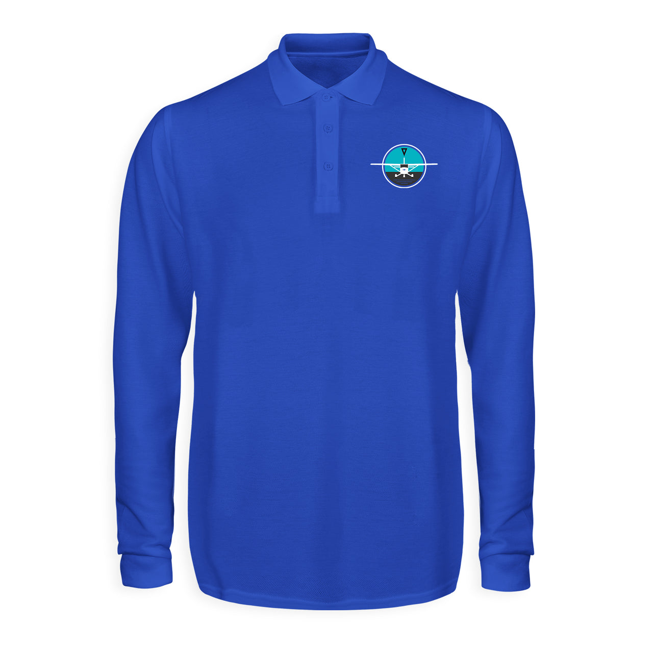 Cessna & Gyro Designed Long Sleeve Polo T-Shirts