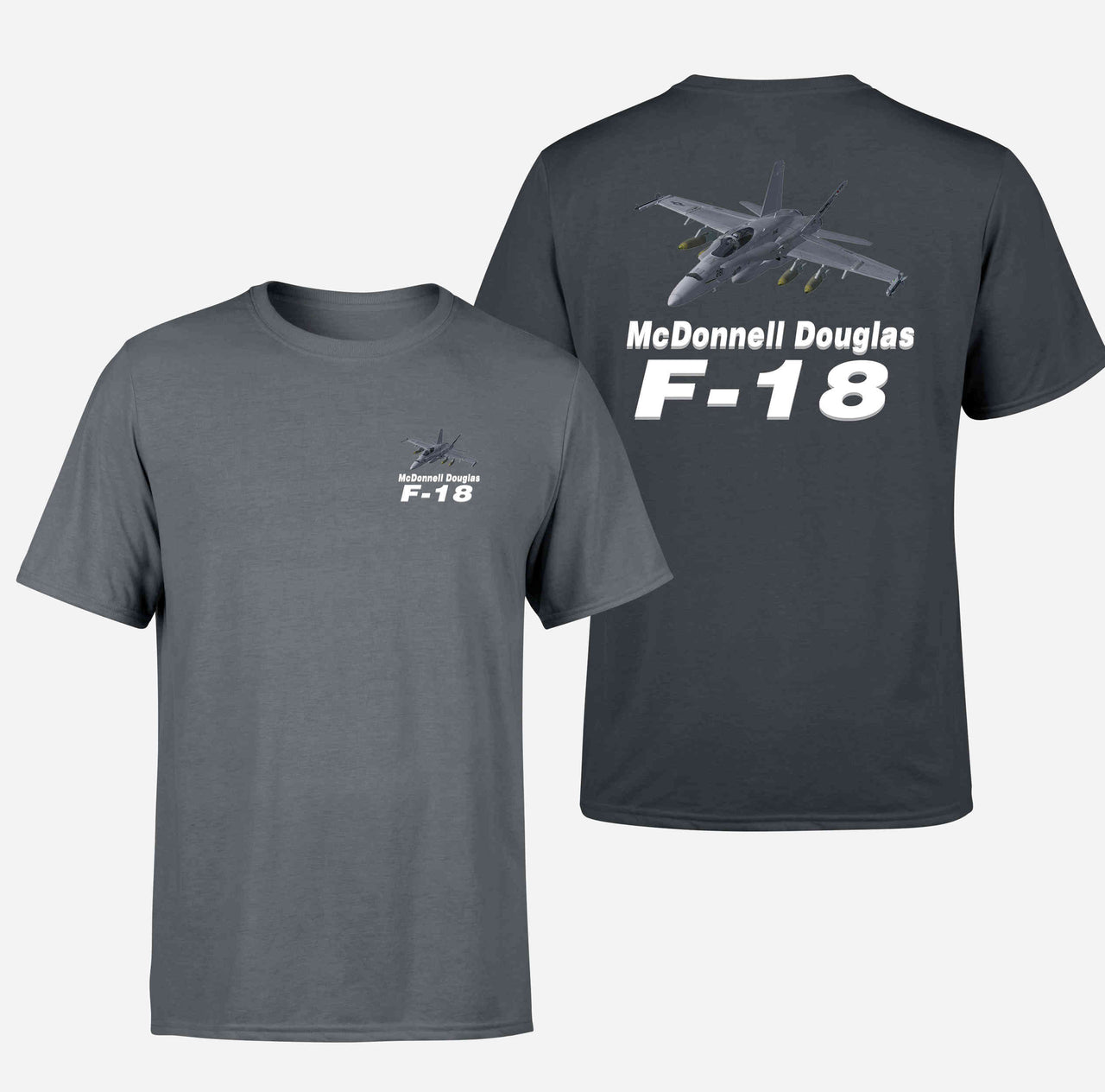 The McDonnell Douglas F18 Designed Double-Side T-Shirts