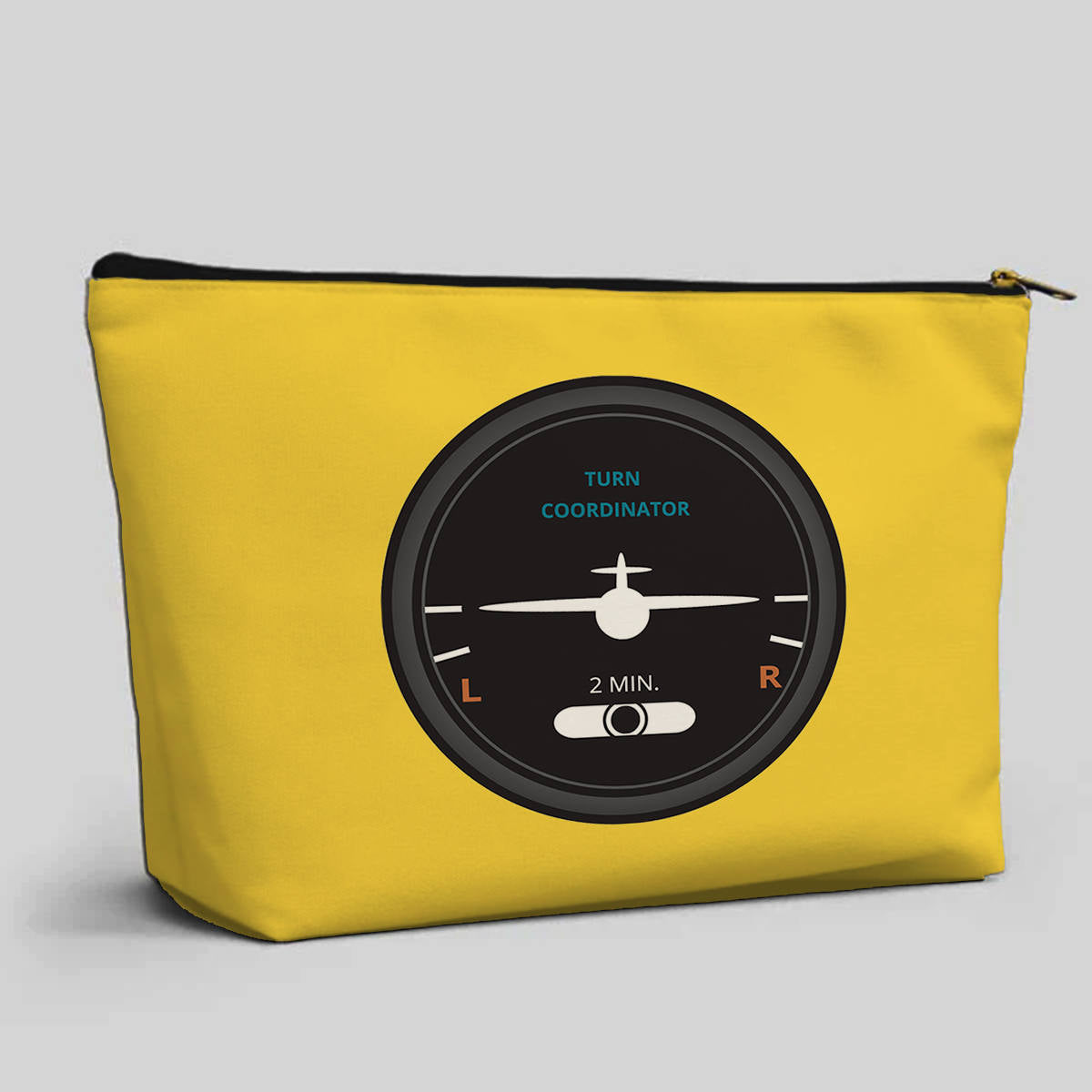 Airplane Instruments (Turn Coordinator 2) Designed Zipper Pouch