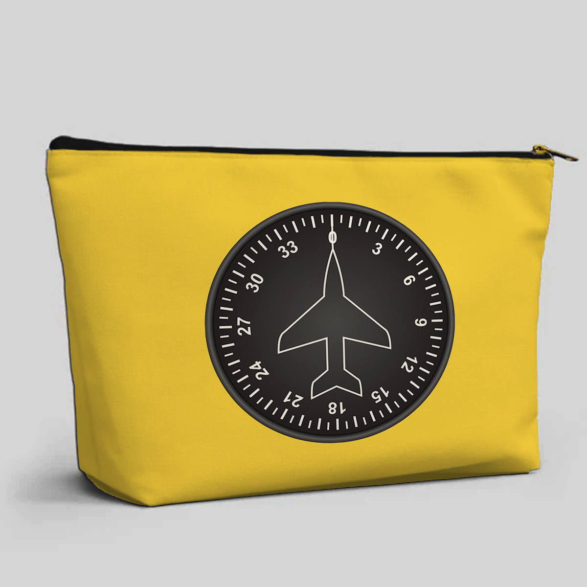 Airplane Instruments (Heading 2) Designed Zipper Pouch