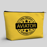 Thumbnail for %100 Original Aviator Designed Zipper Pouch