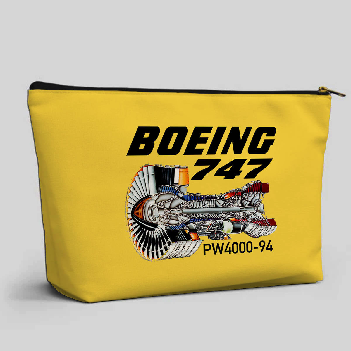 Boeing 747 & PW4000-94 Engine Designed Zipper Pouch
