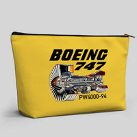 Thumbnail for Boeing 747 & PW4000-94 Engine Designed Zipper Pouch