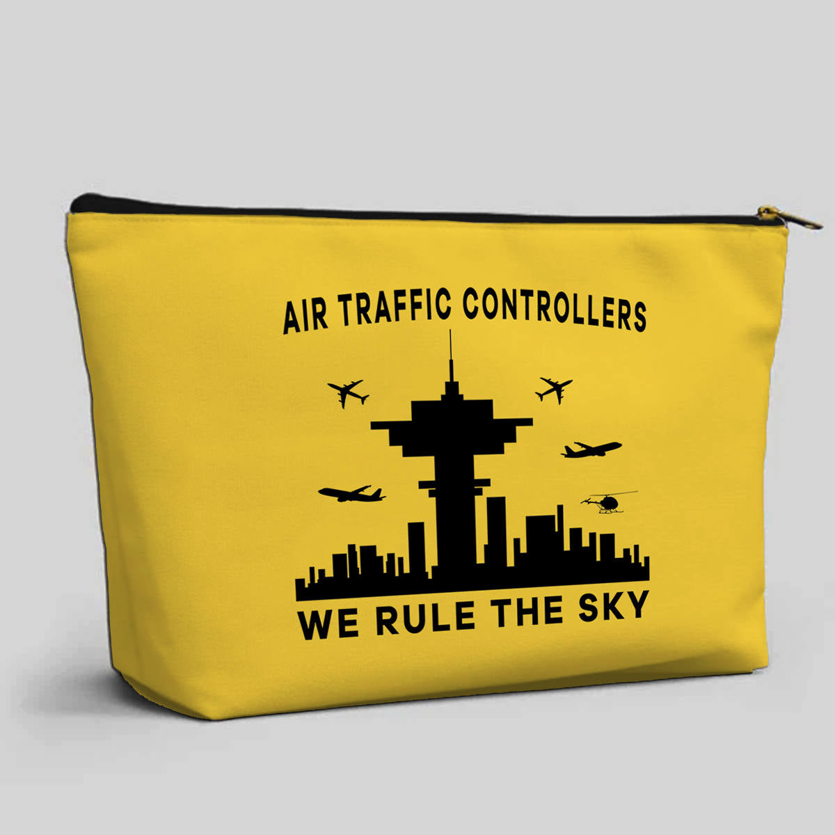 Air Traffic Controllers - We Rule The Sky Designed Zipper Pouch