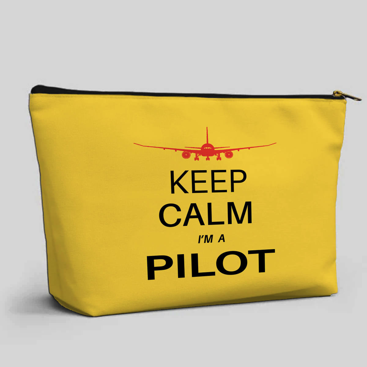 Pilot (777 Silhouette) Designed Zipper Pouch