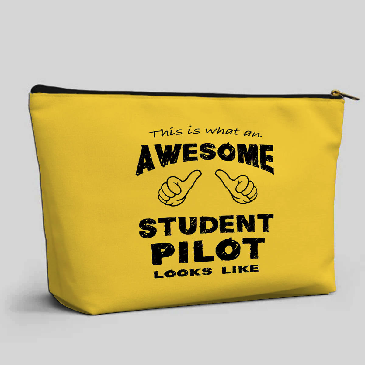 Student Pilot Designed Zipper Pouch