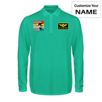 Thumbnail for Husband & Dad & Aircraft Mechanic & Legend Designed Long Sleeve Polo T-Shirts