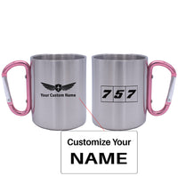 Thumbnail for Flat Colourful 757 Designed Stainless Steel Outdoors Mugs