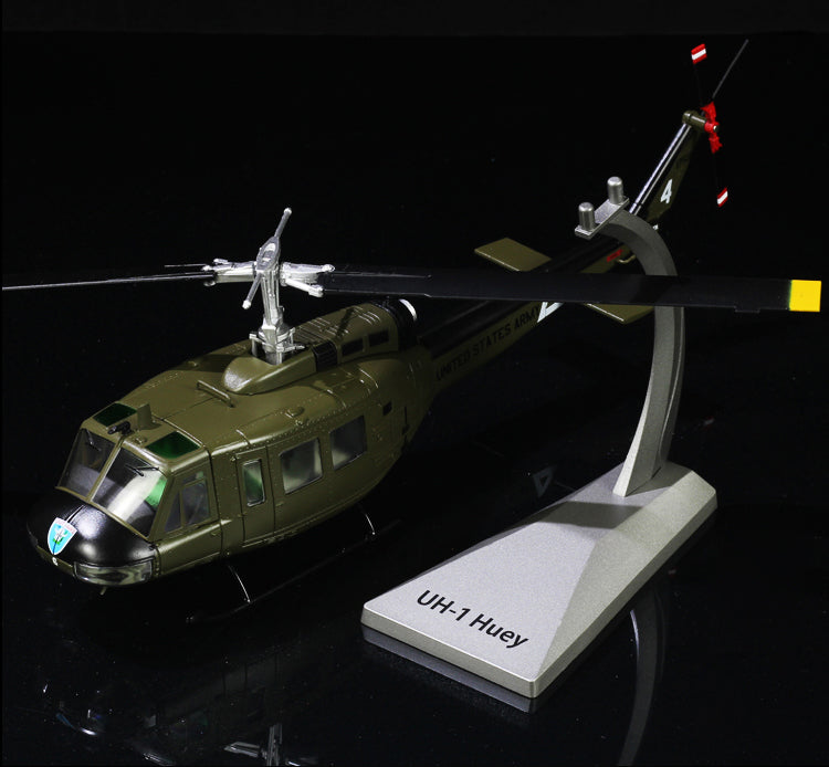 1/48 US Army Bell UH-1H Huey Utility Helicopter Iroquois Finished Alloy Military Aircraft Model