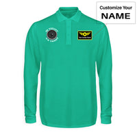 Thumbnail for In Thrust We Trust (Vol 2) Designed Long Sleeve Polo T-Shirts