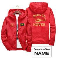 Thumbnail for Born To Hover Designed Thin Windbreaker Jackets