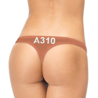 Thumbnail for A310 Flat Text Designed Women T-back & Thongs