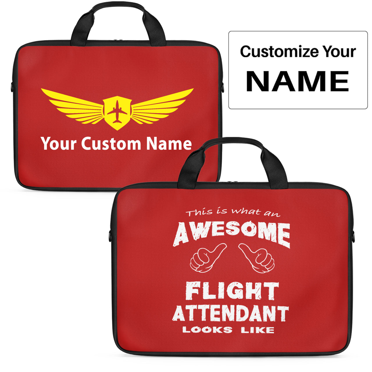 Flight Attendant Designed Laptop & Tablet Bags