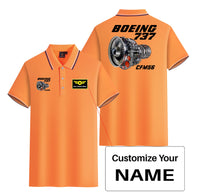 Thumbnail for Boeing 737 Engine & CFM56 Designed Stylish Polo T-Shirts (Double-Side)