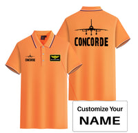 Thumbnail for Concorde & Plane Designed Stylish Polo T-Shirts (Double-Side)