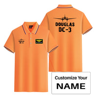 Thumbnail for Douglas DC-3 & Plane Designed Stylish Polo T-Shirts (Double-Side)