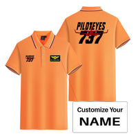 Thumbnail for Amazing Piloteyes737 Designed Stylish Polo T-Shirts (Double-Side)