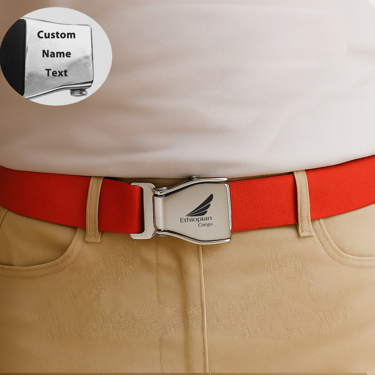 Ethiopian Airlines Designed Fashion Airplane Seat Belts