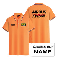 Thumbnail for Amazing Airbus A320neo Designed Stylish Polo T-Shirts (Double-Side)