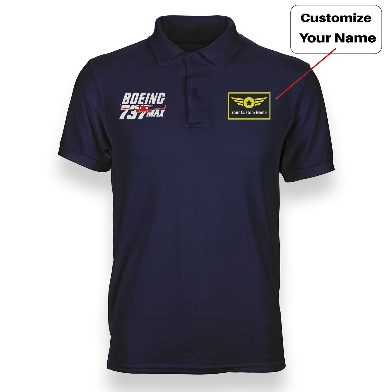 Amazing 737 Max Designed "WOMEN" Polo T-Shirts