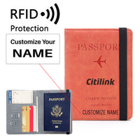 Thumbnail for Citilink Airlines Designed Passport Cover Travel Wallet Passport Holder