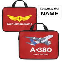 Thumbnail for Airbus A380 Love at first flight Designed Laptop & Tablet Bags