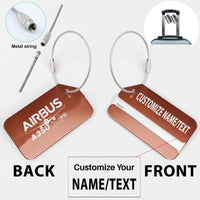 Thumbnail for Amazing Airbus A350 XWB Designed Fashion Metal Luggage Tags