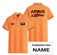 Thumbnail for Amazing Airbus A321neo Designed Stylish Polo T-Shirts (Double-Side)