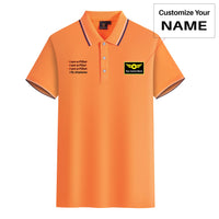 Thumbnail for I Fly Airplanes Designed Stylish Polo T-Shirts